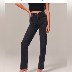 Abercrombie Ultra High Rise 90s Straight Jean